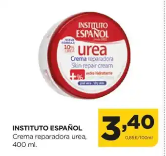 Alimerka INSTITUTO ESPAÑOL Crema reparadora urea oferta