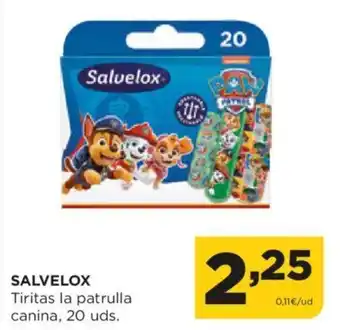 Alimerka SALVELOX Tiritas la patrulla canina oferta