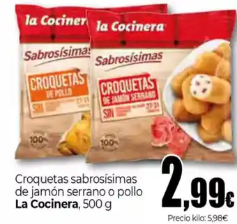 Unide Supermercados LA COCINERA Croquetas sabrosísimas oferta