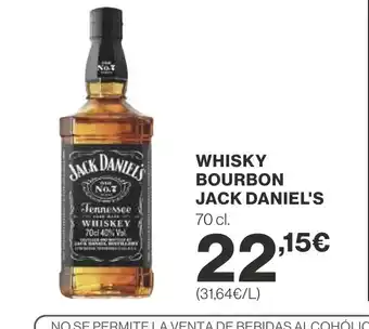 Supercor JACk DANIEL'S Whisky bourbon oferta