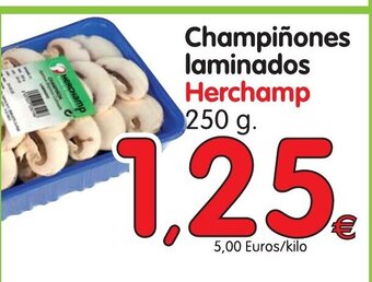 Alimerka Herchamp Champiñones laminados 250g oferta