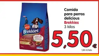 Alimerka Brekkies Comida para perros delicious 3 kilos oferta