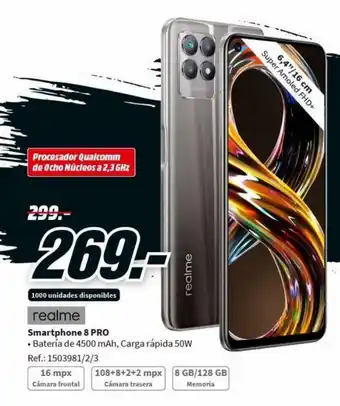 MediaMarkt Realme Smartphone 8 Pro oferta