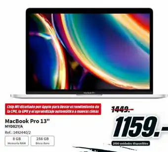 MediaMarkt MacBook Pro 13" MYD82y/A oferta