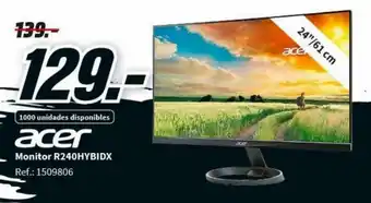 MediaMarkt Acer Monitor R240HYBIDX oferta
