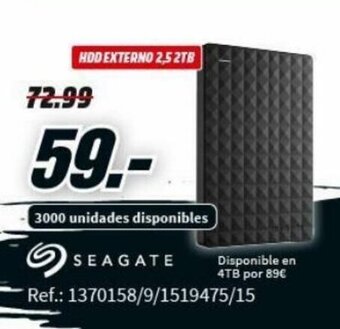 MediaMarkt Seagate oferta
