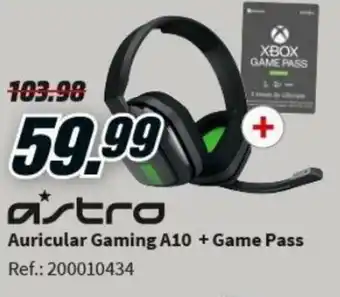 MediaMarkt Autricular Gaming A10+Game Pass oferta