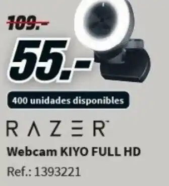 MediaMarkt Razer Webcam Kiyo Full HD oferta