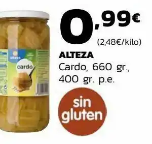 Supermercados Lupa Alteza cardo oferta