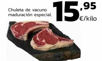 Supermercados Lupa Chuleta de vacuno maduración especial oferta