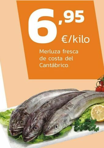 Supermercados Lupa Merluza fresca de costa del cantábrico oferta