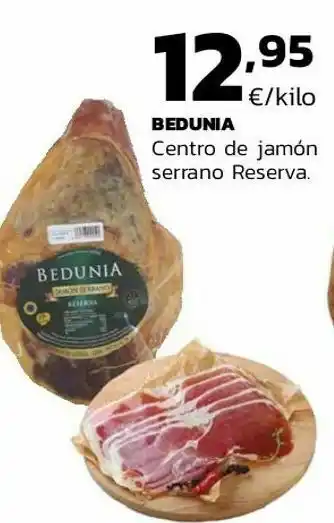 Supermercados Lupa Beduina centro de jamón serrano reserva oferta