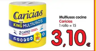 Alimerka Caricias Multiusos cocino 1 rollo =15 oferta