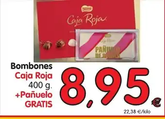 Alimerka Caja Roja Bombones + Pañuelo Gratis 400g oferta