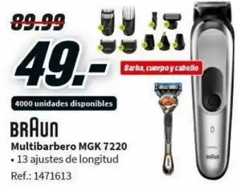 MediaMarkt Braun Multibarbero MGK 7220 oferta