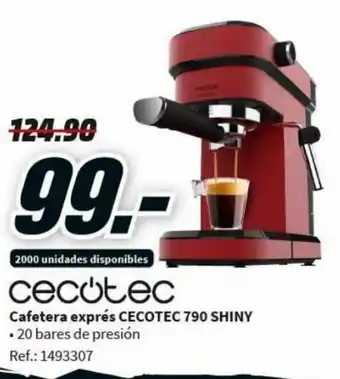 MediaMarkt Cafetera Exprés Cecotec 790 SHINY oferta