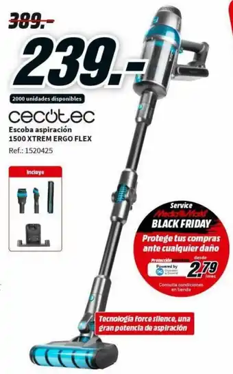 MediaMarkt Cecotec Escvoba Aspiración oferta