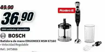 MediaMarkt Bosch Batidora de Mano ERGOMIXX MSM 67160 oferta