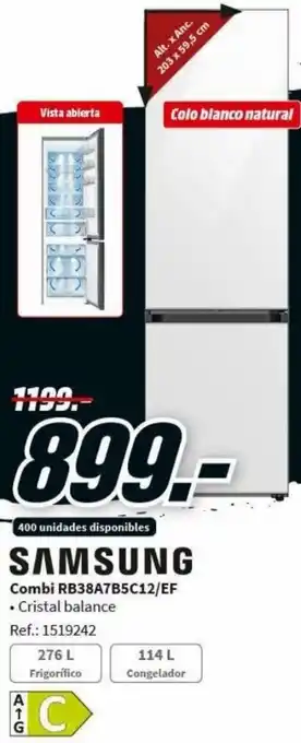 Samsung Combi RB38A7B5C12/EF