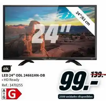 MediaMarkt Ok LED 24" ODL 24661HN-DB oferta