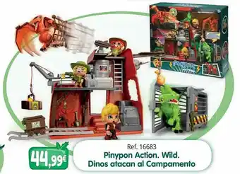 Chicco Pinypon Action Wild Dinos Atacan Al Campamento oferta