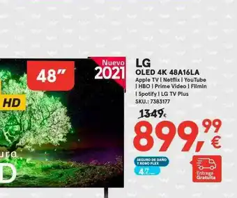 Worten LG OLED 4k 48a16la oferta