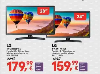 Worten LG TV 28tn515s oferta