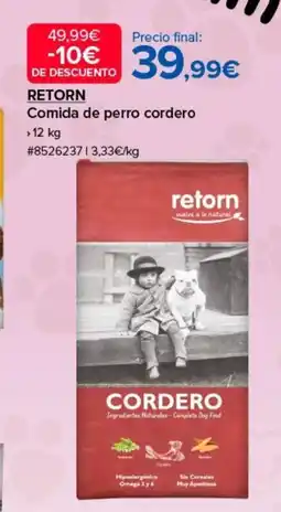 Costco RETORN Comida de perro cordero oferta