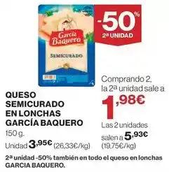 Supermercados El Jamón El jamón - queso reserva oferta