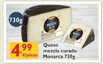 Cash Ecofamilia Monarca Queso mezcla curado 730g oferta