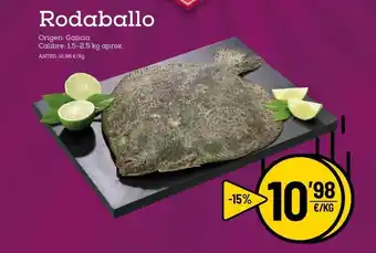AhorraMas Rodaballo 1,5-2,5kg aprox. oferta