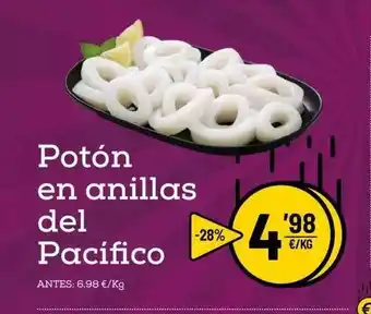 AhorraMas Potón en anillas del pacífico x kg oferta
