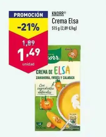 ALDI Knorr Creme Elsa 515g oferta