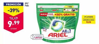 ALDI Ariel Pods oferta