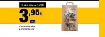 Supeco Carbón De Leña para barbacoa 5Kg oferta