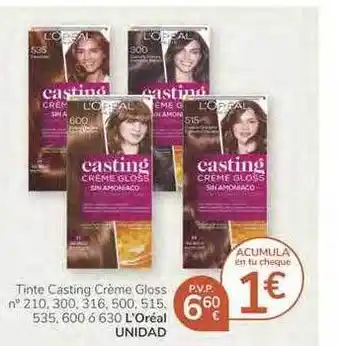 Consum L'oréal Tinte Casting Crème Gloss oferta