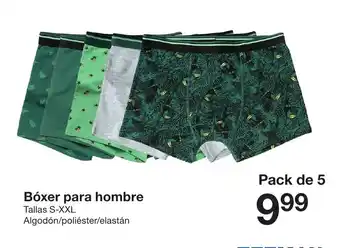 Zeeman Bóxer para hombre Pack de 5 oferta