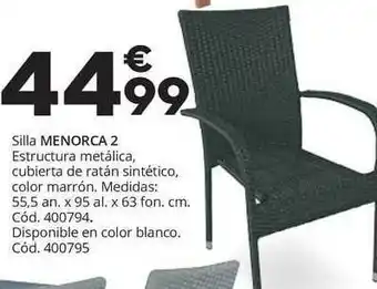 Conforama Silla Menorca 2 oferta
