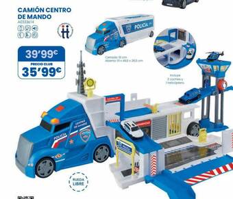 Juguettos Camión Centro De Mando oferta