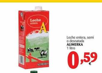 Alimerka Alimerka Leche Entera Semi O Desnatada oferta