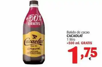 Alimerka Batido De Cacao Cacaolat 1 litro oferta
