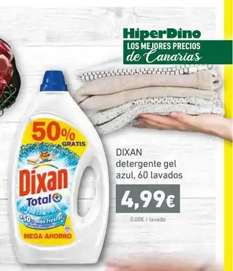 HiperDino Dixan Detergente Gel Azul oferta