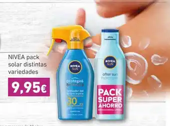 HiperDino Nivea Pack Solar distintas variedades oferta