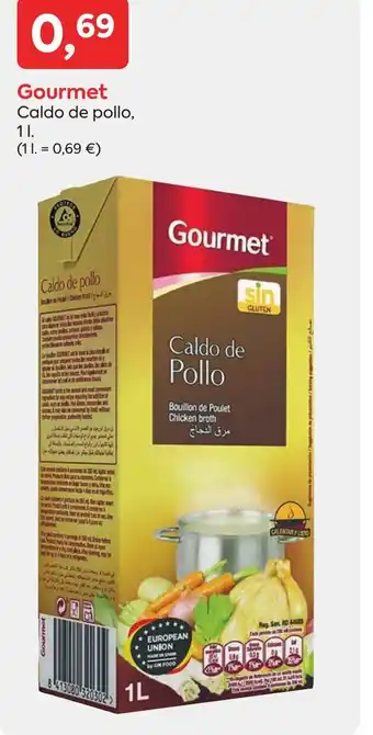 Suma Supermercados GOURMET Caldo de pollo oferta