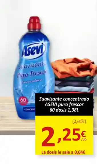 SPAR ASEVI Suavizante concentrado puro frescor oferta