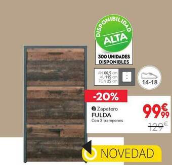 Conforama Zapatero Fulda oferta