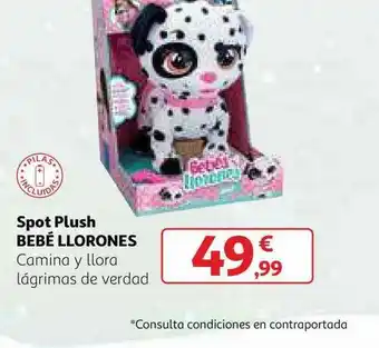 Alcampo Spot Plush Bebé Llorones oferta