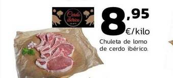 Supermercados Lupa Chuleta De Lomo De Cerdo Ibérico oferta