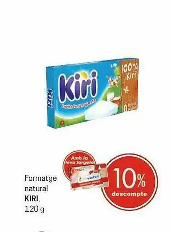 SPAR Formatge Natural Kiri 120g oferta