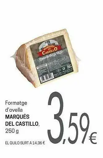 SPAR Formatge D'ovella Marquès Del Castillo 250g oferta